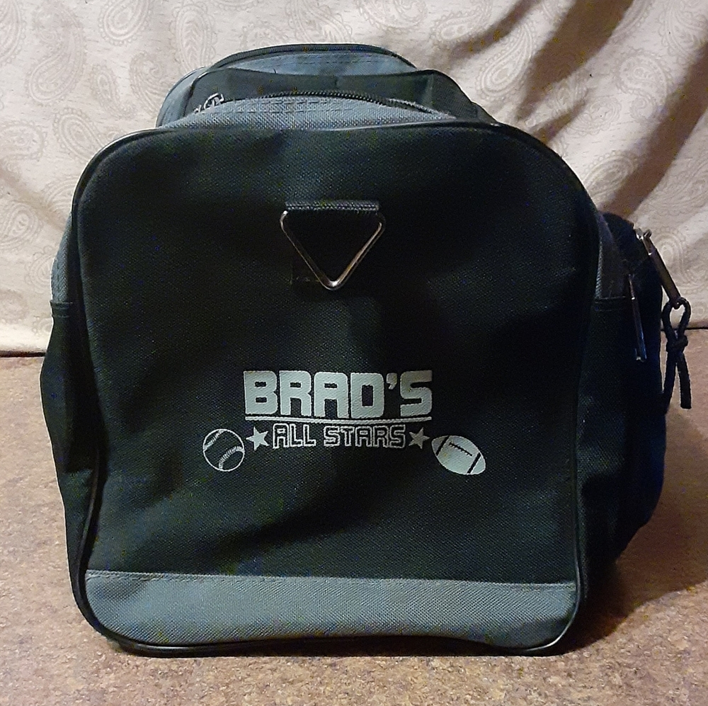 Brad's All Stars Black Nylon Duffle Bag